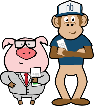 pig and monkey business partners