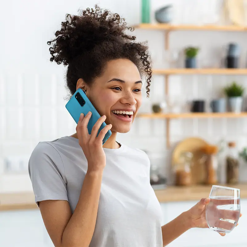 girl on a cell phone